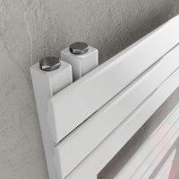 H01 ALRONA Weiß 50 x 115 cm Badheizkörper Mittelanschluss seitlich offen