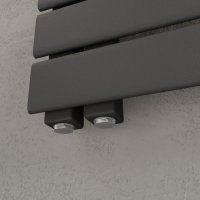 H01 ALRONA Anthrazit 50 x 140 cm Badheizkörper...