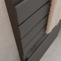 H03 PANDEMA Anthrazit 60 x 180 cm Badheizkörper Mittel- und Seitenanschluss