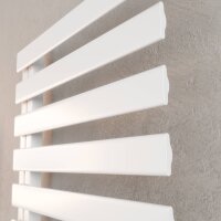 H02 PREMIUM ALRONA Weiß 60 x 183 cm Badheizkörper Mittelanschluss seitlich offen