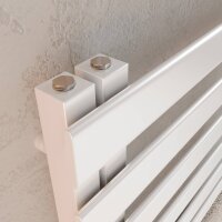 H02 PREMIUM ALRONA Weiß 60 x 183 cm Badheizkörper Mittelanschluss seitlich offen
