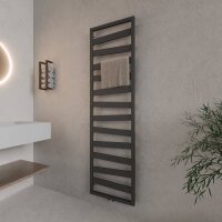 H05 ZEBRA Anthrazit 50 x 182 cm Badheizkörper Mittel- und Seitenanschluss