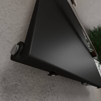 H06 SOLARA Schwarz 53 x 170 cm Badheizkörper Mittel-...