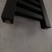 H07 LUMIRA Schwarz 20 x 100 cm Badheizkörper...