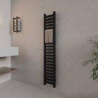 H07 LUMIRA Schwarz 20 x 140 cm Badheizkörper...