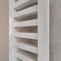 H07 LUMIRA Weiß 20 x 140 cm Badheizkörper Seitenanschluss