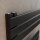 H01 ALRONA Schwarz 50 x 115 cm Badheizkörper Mittelanschluss seitlich offen