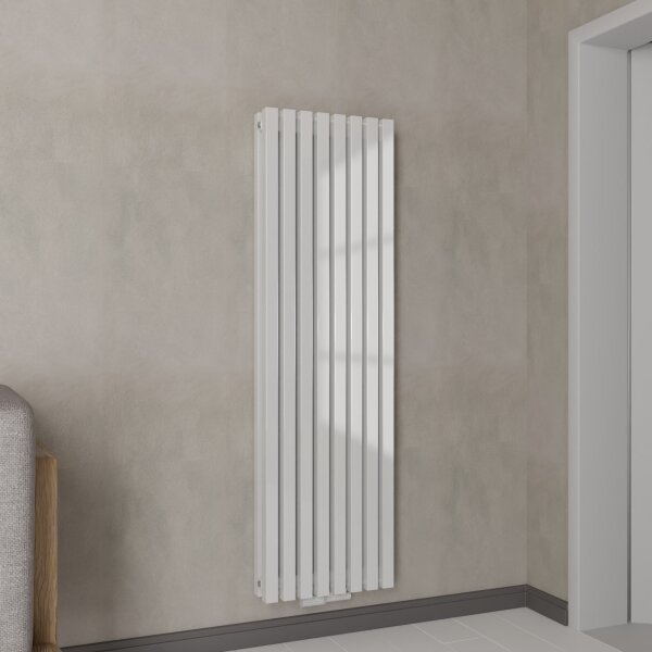 H09 RILA Weiß 50 x 160 cm Paneelheizkörper Mittel- und Seitenanschluss