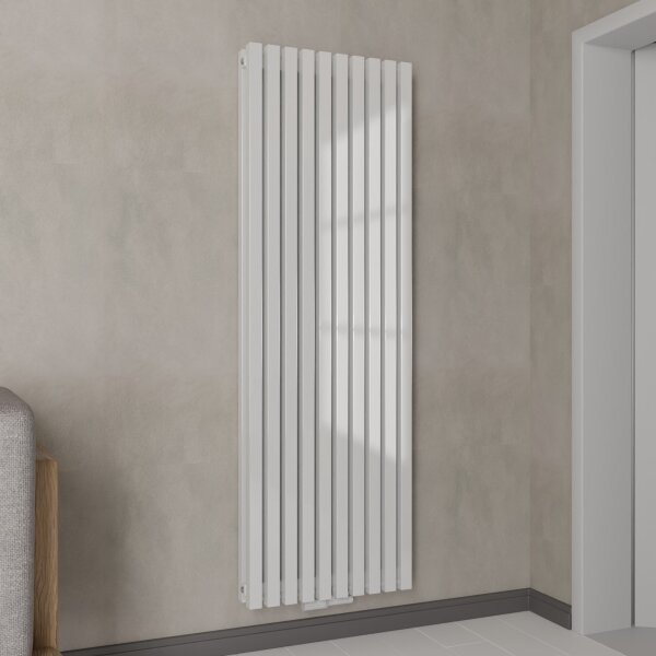 H09 RILA Weiß 60 x 180 cm Paneelheizkörper Mittel- und Seitenanschluss