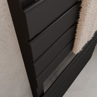 H03 PANDEMA Schwarz 50 x 100 cm Badheizkörper Mittel- und Seitenanschluss