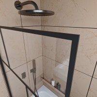 Badewannenaufsatz Gitterdesign 80 x 140 cm