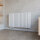 H11 TAYLOR Horizontal Doppellagig Weiß 100 x 60 cm Paneelheizkörper Mittel- und Seitenanschluss