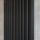 H11 TAYLOR Horizontal Doppellagig Schwarz 100 x 60 cm Paneelheizkörper Mittel- und Seitenanschluss