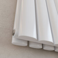 H11 TAYLOR Horizontal Doppellagig Weiß 120 x 60 cm Paneelheizkörper Mittel- und Seitenanschluss