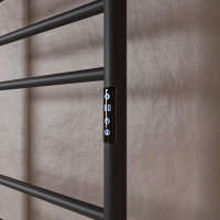 H12 PLUG-AND-HEAT mit Handtuchablage Schwarz 50 x 120 cm...