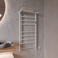 H12 PLUG-AND-HEAT mit Handtuchablage Weiß 50 x 100...