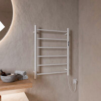 H16 PLUG-AND-HEAT mit runden Rohren Weiß 60 x 80 cm...