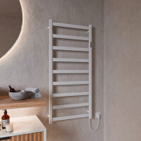 H17 PLUG-AND-HEAT mit eckigen Rohren Weiß 60 x 130...