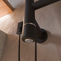 H18 PLUG-AND-HEAT Schwarz 60 x 140 cm Handtuchwärmer...
